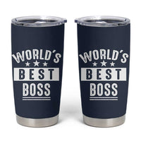 World's Best Boss Tumbler Cup Gifts for Office Male Female Bosses Coworkers Leaders Managers