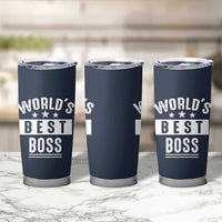 World's Best Boss Tumbler Cup Gifts for Office Male Female Bosses Coworkers Leaders Managers