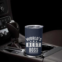 World's Best Boss Tumbler Cup Gifts for Office Male Female Bosses Coworkers Leaders Managers