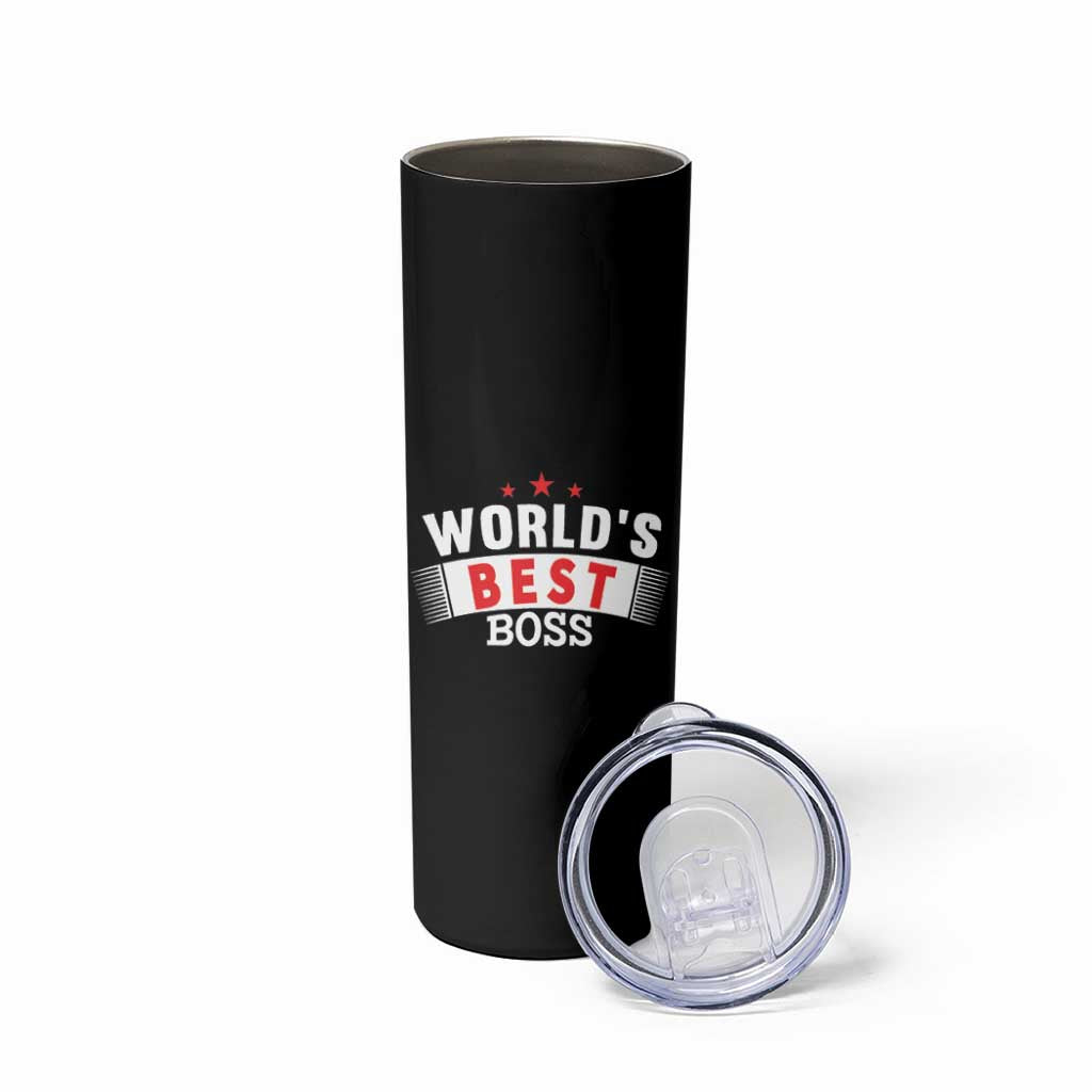Worlds Best Boss Skinny Tumbler Gifts for Office Bosses Coworkers Leaders Managers
