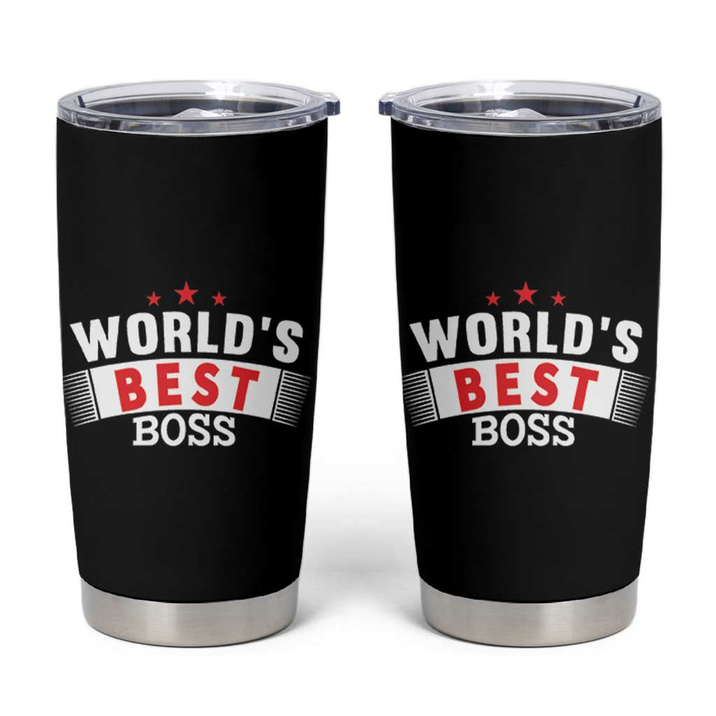 Worlds Best Boss Tumbler Cup Gifts for Office Bosses Coworkers Leaders Managers