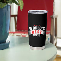 Worlds Best Boss Tumbler Cup Gifts for Office Bosses Coworkers Leaders Managers