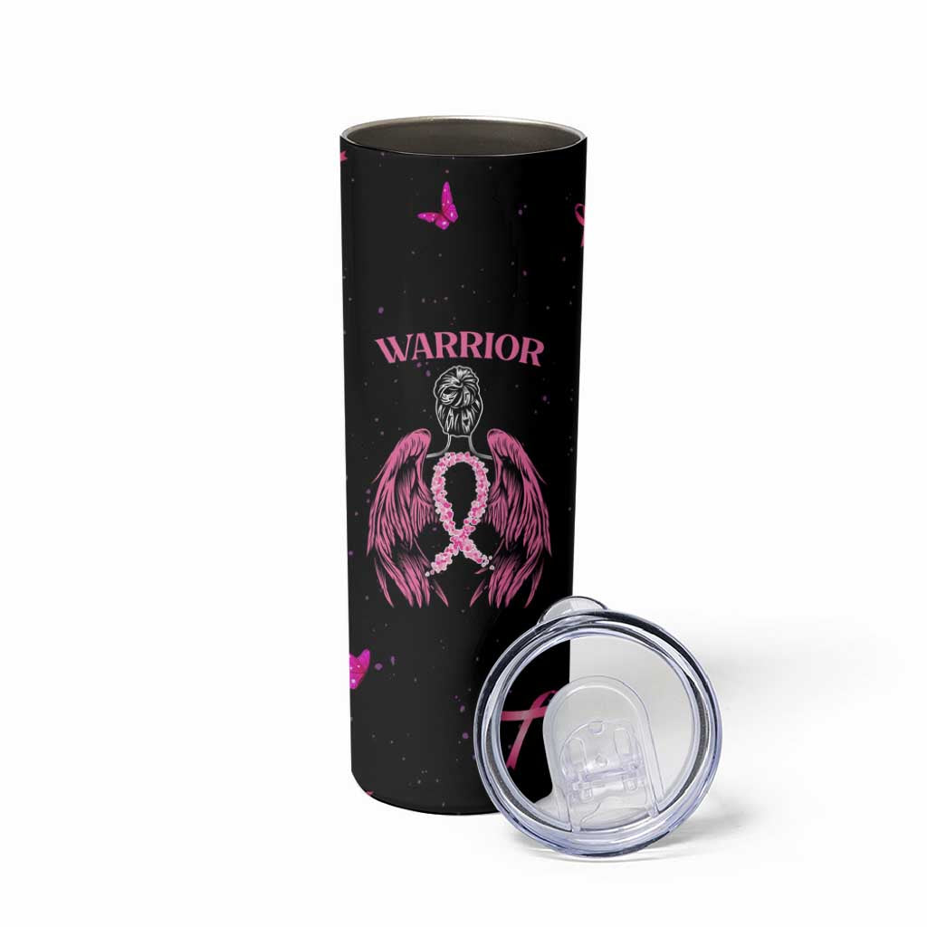 Breast Cancer Warrior Support Squad Skinny Tumbler In My Fighting Era Cancer Care Gifts for Woman Pink Ribbon - Wonder Print Shop