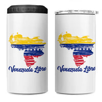 Venezuela Libre 4 in 1 Can Cooler Tumbler Venezuelan Flag