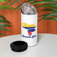 Venezuela Libre 4 in 1 Can Cooler Tumbler Venezuelan Flag
