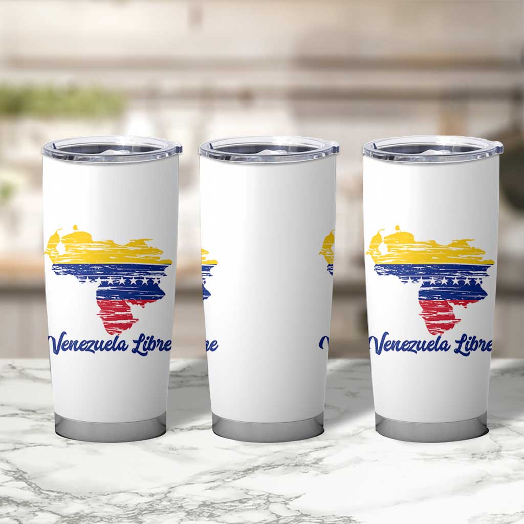 Venezuela Libre Tumbler Cup Venezuelan Flag