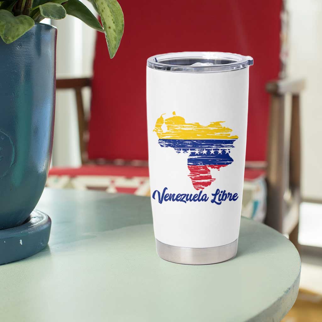 Venezuela Libre Tumbler Cup Venezuelan Flag