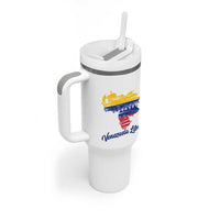Venezuela Libre Tumbler With Handle Venezuelan Flag