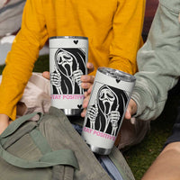 Funny Halloween Grim Reaper Tumbler Cup Stay Positive Inspirational Quotes - Wonder Print Shop