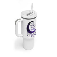 Witchy Celestial Tumbler With Handle Don't Fu*k with my Energy Witchcraft Moon - Wonder Print Shop