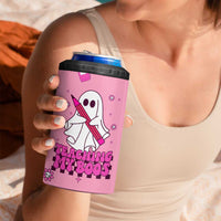 Personalized Halloween Teacher Gift 4 in 1 Can Cooler Tumbler Custom Name Funny Ghost Teaching My Boos - Wonder Print Shop