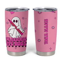 Personalized Halloween Teacher Gift Tumbler Cup Custom Name Funny Ghost Teaching My Boos - Wonder Print Shop