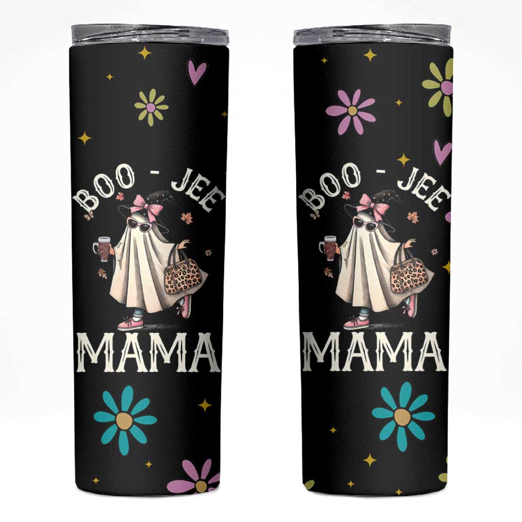 Boo Jee Ghost Skinny Tumbler Spooky Season Mom Mama Halloween Gift - Wonder Print Shop