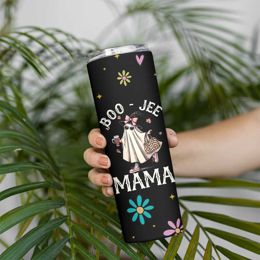 Boo Jee Ghost Skinny Tumbler Spooky Season Mom Mama Halloween Gift - Wonder Print Shop