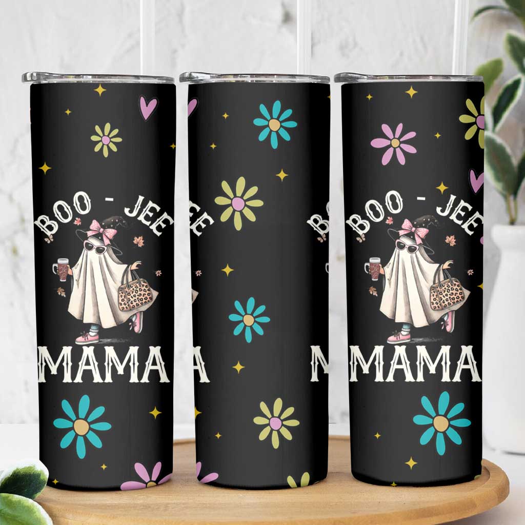 Boo Jee Ghost Skinny Tumbler Spooky Season Mom Mama Halloween Gift - Wonder Print Shop