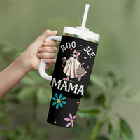 Boo Jee Ghost Tumbler With Handle Spooky Season Mom Mama Halloween Gift - Wonder Print Shop
