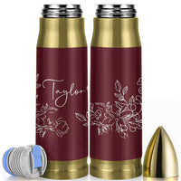 Personalized Wildflower Floral Bullet Tumbler Custom Name Mothers Day Gift From Daughter Son