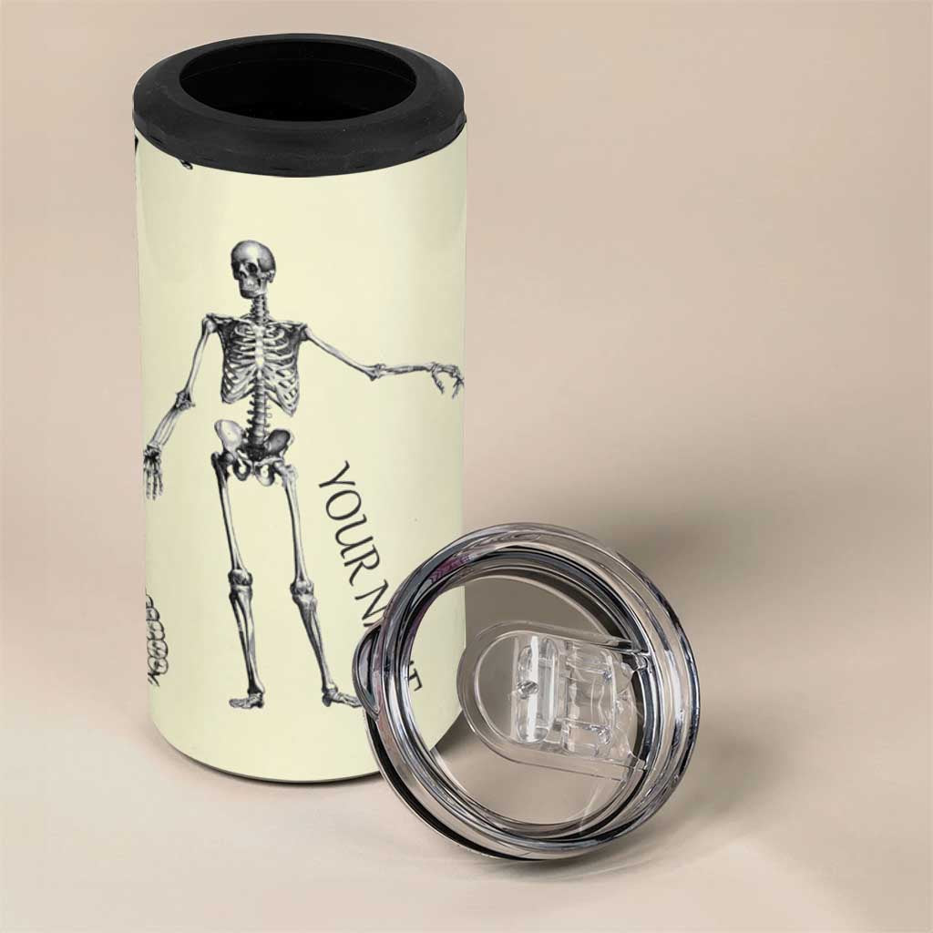 Personalized Xray Tech 4 in 1 Can Cooler Tumbler Custom Name Halloween Iced Coffee Gift For Xray Student Radiologist Radiology Work - Wonder Print Shop