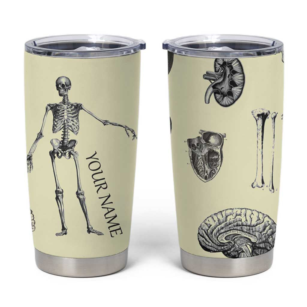 Personalized Xray Tech Tumbler Cup Custom Name Halloween Iced Coffee Gift For Xray Student Radiologist Radiology Work - Wonder Print Shop
