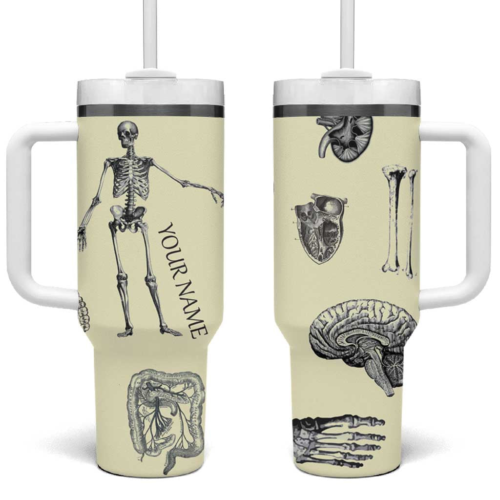 Personalized Xray Tech Tumbler With Handle Custom Name Halloween Iced Coffee Gift For Xray Student Radiologist Radiology Work - Wonder Print Shop