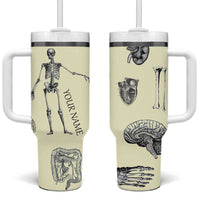 Personalized Xray Tech Tumbler With Handle Custom Name Halloween Iced Coffee Gift For Xray Student Radiologist Radiology Work - Wonder Print Shop