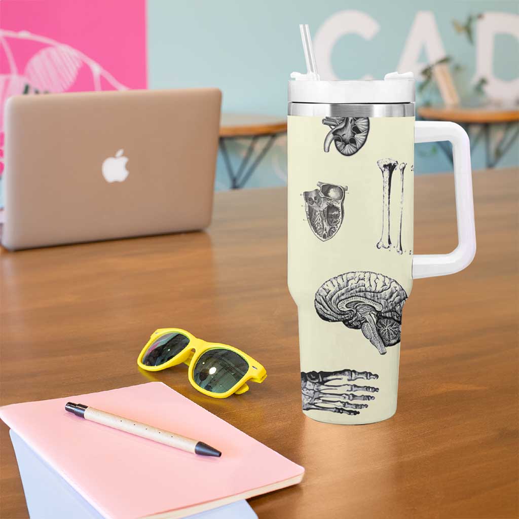 Personalized Xray Tech Tumbler With Handle Custom Name Halloween Iced Coffee Gift For Xray Student Radiologist Radiology Work - Wonder Print Shop