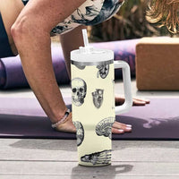 Personalized Xray Tech Tumbler With Handle Custom Name Halloween Iced Coffee Gift For Xray Student Radiologist Radiology Work - Wonder Print Shop