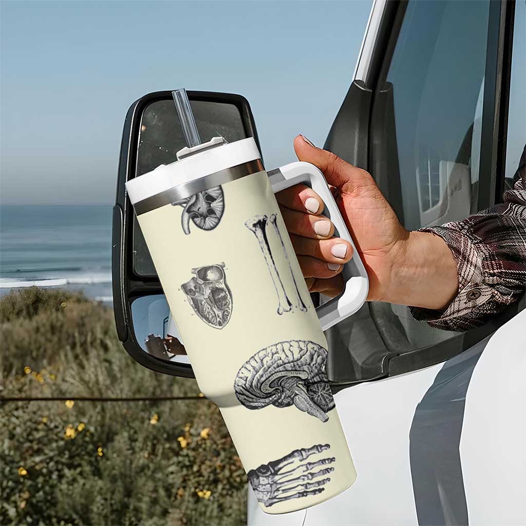 Personalized Xray Tech Tumbler With Handle Custom Name Halloween Iced Coffee Gift For Xray Student Radiologist Radiology Work - Wonder Print Shop