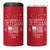 Personalized First Christmas Veteran 4 in 1 Can Cooler Tumbler Custom Name Military Retirement Gift American Flag Red - Wonder Print Shop