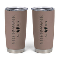 Personalized New Dad Tumbler Cup Est 2024 Pregnancy Reveal First Time Dad Gift - Wonder Print Shop