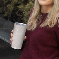 Personalized Wildflower Floral Tumbler Cup Custom Name Flower Mothers Day Gift From Daughter Son
