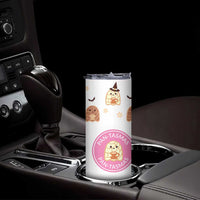 Pantasmas Mexican Halloween Skinny Tumbler Spanish Latina Ghost Pan Dulce