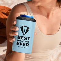Wedding Officiant 4 in 1 Can Cooler Tumbler Best Officiants Ever Just Married Gift For Newlywed
