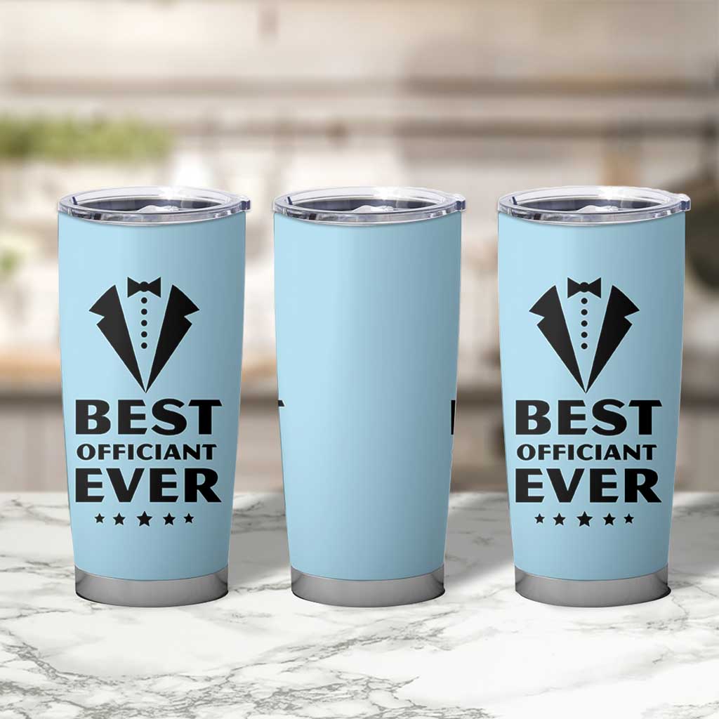 Wedding Officiant Tumbler Cup Best Officiants Ever Just Married Gift For Newlywed