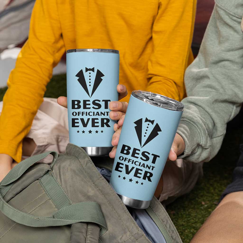 Wedding Officiant Tumbler Cup Best Officiants Ever Just Married Gift For Newlywed