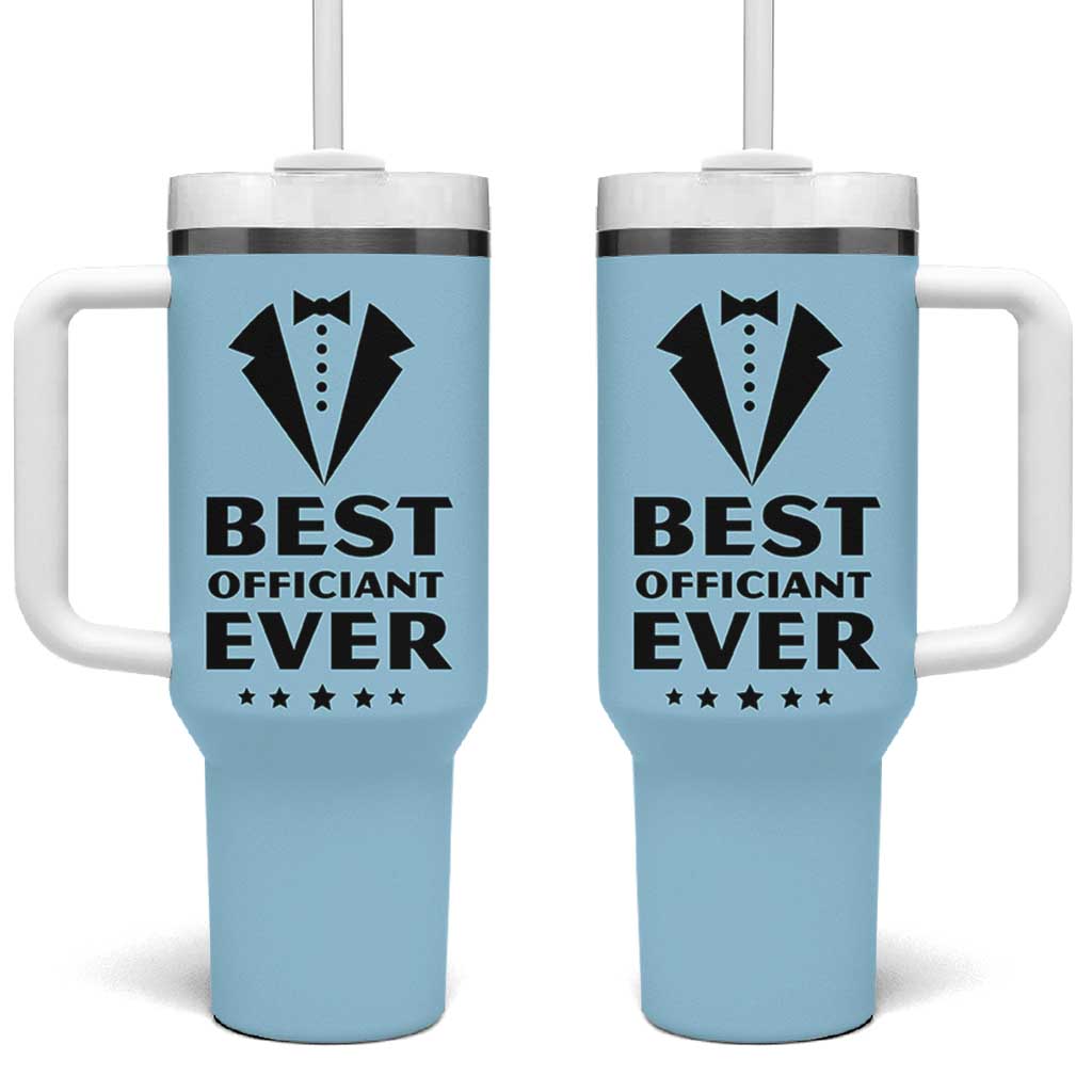Wedding Officiant Tumbler With Handle Best Officiants Ever Just Married Gift For Newlywed