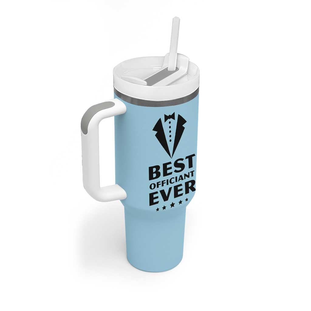Wedding Officiant Tumbler With Handle Best Officiants Ever Just Married Gift For Newlywed