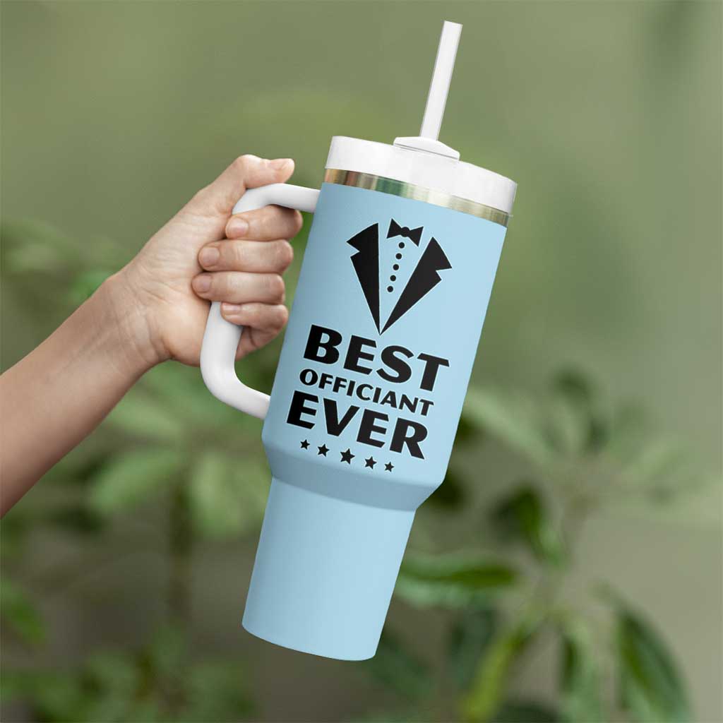 Wedding Officiant Tumbler With Handle Best Officiants Ever Just Married Gift For Newlywed