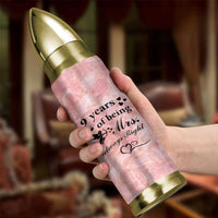9 Year Anniversary Gift Bullet Tumbler 9 Years Being Mrs Always Right Wedding Gifts For Her