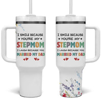 Gifts For Bonus Mom Tumbler With Handle Stepmom Mothers Day Gift