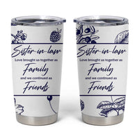 Sister in Law Gifts from Sister Tumbler Cup Bridal Shower Wedding Gifts For Future SIL