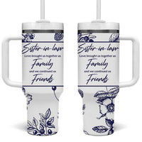 Sister in Law Gifts from Sister Tumbler With Handle Bridal Shower Wedding Gifts For Future SIL