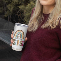 Love You Sis Tumbler Cup Missing You Sister Gifts Leopard