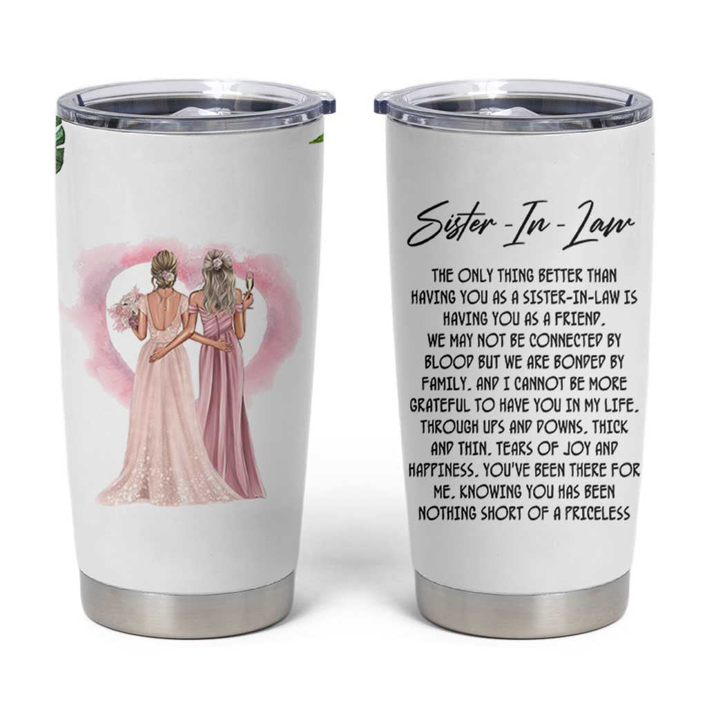 Sister in Law Gifts Tumbler Cup Sis Engagement Wedding Gift