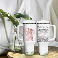 Sister in Law Gifts Tumbler With Handle Sis Engagement Wedding Gift
