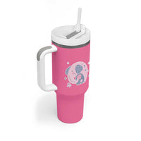 Sister Gift Tumbler With Handle A Sister is Gods Way of Making Sure We Never Walk Alone