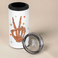 Sister Gift 4 in 1 Can Cooler Tumbler Being My Sister Is The Only Gift You Need Sarcastic Groovy Flowers