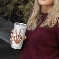 Sister Gift Tumbler Cup Being My Sister Is The Only Gift You Need Sarcastic Groovy Flowers