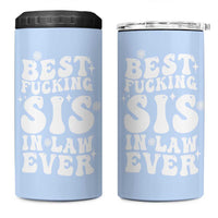 Sister in Law Gifts 4 in 1 Can Cooler Tumbler Best Fcking Sis In Law Ever
