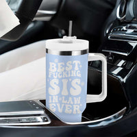 Sister in Law Gifts Tumbler With Handle Best Fcking Sis In Law Ever
